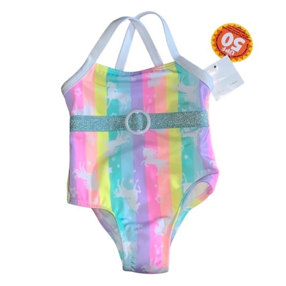 (3-6 mths) Girls 1 piece swimsuit - Picture 6 of 8
